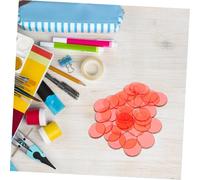 BESTonZON 100 pièces Jetons de Bingo Translucides pour Jeux de Comptage et Éducation Précoce Marqueurs pour Activités Mathématiques