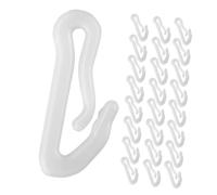 BESTonZON 100pièces Clips Plastique Serre Résistants Aux Intempéries pour Film De Serre Et Toiles Ombre Crochets Fixation Rapide pour Agriculture Et Protection De Culture
