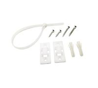 BESTonZON 10ensemble Antichute Pour Meubles Plastique Pour Et Meubles Lourds Sécurisez Basculements Blanc
