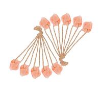 BESTonZON 10pièces Bloc à Minéral pour Chevaux Cerfs Sel Naturel avec Corde Lot de Briques De Sel pour Nutrition Et Accessoires De Ferme