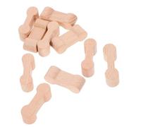 BESTonZON 10pièces Boucle De Voie Ferrée Bois Modèle pour Garçon Fille Décoratif Et Amusant Lot de Accessoires pour Jeu De Train Miniature