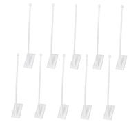 BESTonZON 10pièces Mâts De Drapeau pour Vitre De Voiture Support De Drapeau Extérieur Porte-Drapeau Mât De pour Fenêtre De Voiture avec Ventouse Lot