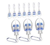 BESTonZON 10pièces Pendentif Chaîne De Machine à Griffes pour Porte-clés Décoratif Breloques De Machine à Griffes avec Chaîne Accessoire De Décoration De