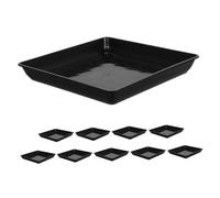 BESTonZON 10pièces Plateau De Drainage pour Pots De Fleurs Plateaux pour Plantes Pot Plateau pour Jardinière Intérieur Et Extérieur Collecteur Eau pour Protection Sol