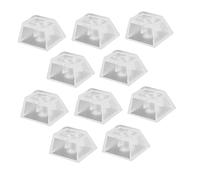 BESTonZON 10pièces Transparent Protective Keycap Cover for Mechanical Keyboard Design for Gaming and Enthusiasts
