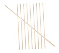 BESTonZON 12 Baguettes Décoratives en Bois Naturel pour Fenêtres et Moustiquaires Triangle Isocèle 6 MM X 50 CM Moulures de Fenêtre en Bois pour DIY Décoration Intérieure et Extérieure
