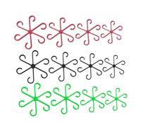 BESTonZON 12 Pièces Cadre de Support de Plantes Support de Plantes de Jardin Support de Fleur Supports de tiges pour Plantes d'intérieur Clips de Vigne Porte-Tige Abdos