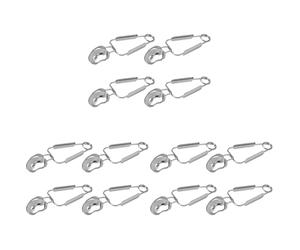 BESTonZON 12 Pièces Clip De Conque en Acier Inoxydable Pince à Escargots D'escargots Pinces De Cuisine Vaisselle Escargot Nourriture Outil Multiple Pince Alimentaire à Ressort Fruit France