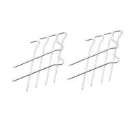 BESTonZON 12 Pièces Piquets de Piquets de Camping Antivents pour Tentes Auvents Accessoires de Plein Air Robustes