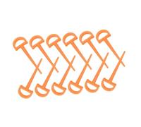 BESTonZON 12 Pièces Piquets de Tente Plastique Piquets Résistants pour Camping et Randonnée Fixation Sécurisée pour Tentes et Auvents Faciles à Utiliser et Réutilisables