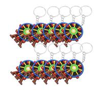 BESTonZON 12 Pièces Porte Clés Thème Carnaval Pendentifs Roue Ferris Colorés pour Sac à Main Décoration de Fête et