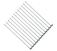 BESTonZON 12 pièces Support de Plante Plastique Lot de Tuteurs Fleurs pour Orchidées et Plantes à Tige Unique Support de Jardin D pour Intérieur et Extérieur