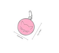 BESTonZON 12pièces Médaille Identification pour Chat Collier avec Nom Gravure Personnalisée Étanche pour Animal De Compagnie