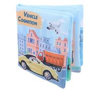BESTonZON 15.2g Éducatif Anglais Pour Bébés De Cloth Sensible Pour Éveil Des Tout-petits Avec Motifs Colorés Et Pages Voiture Ou Poussette