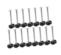 BESTonZON 15 Ensembles Trampoline Screws and Bolts Durable Loose Nuts Stable Fixation Replacement Accessories for Enhanced Safety