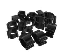 BESTonZON 15 pièces Lot Clips Muraux pour et Queues de Billard Supports Robustes pour Rangement de Queues Montage Mural Gain de Place Fixation Pratique