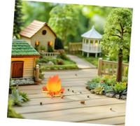 BESTonZON 15 pièces Micro Paysage Décoratif Résine pour Maison de Poupée Accessoire Miniature Réaliste Ornement Intérieur