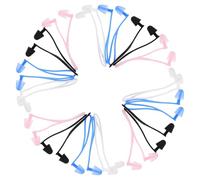 BESTonZON 16 Paires de Bouchons D'oreille en Silicone Étanches Natation avec Cordon, Ajustement Sécurisé et Confortable, Cours de Natation et Voyages