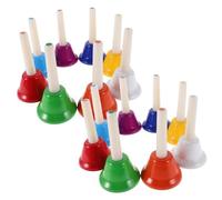 BESTonZON 16 Pièces Cloches à Main Diatoniques Instruments de Musique Colorés pour Garçon Fille Jouets Éducatifs et Activités Musicales Parfaits pour et Enseignement Précoce