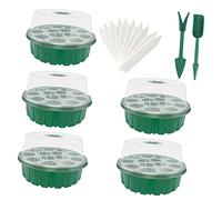 BESTonZON 17 pièces Kit de Germination avec Cellules Boîte de Culture pour Plantes Intérieur Accessoires