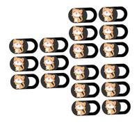 BESTonZON 18 Pcs Couverture De Confidentialité De L'appareil Photo Cache Caméra Noir Diapositive De Couverture De Caméra Protecteur De Webcam Glissière Lentille Étui De Protection