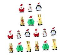 BESTonZON 18 Pcs Jouets Horlogerie de Noël à Remonter Animaux Amusants pour Garçon Fille Fête de Noël Jouets Éducatifs Sécurisés Écologique