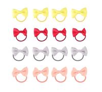 BESTonZON 18 pcs Nœuds Élastiques pour Cheveux Garçon Fille Filles Accessoires Boutique Ruban Grosgrain Bandeaux Élastiques pour Queue de Cheval Couleurs Assorties Couleur Couleur Aléatoire