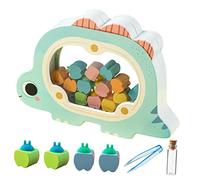 BESTonZON 1ensemble Boîte à Dents Pour Garçon Fille Bois Récipient Mémorial Décoratif Pour Dents De Lait Coffret Créatif Pour Garçon Fille Souvenir Petite Enfance