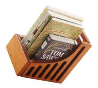 BESTonZON 1ensemble Miniature Bookcase Doll House Furniture Set De Étagère Décorative pour Maison De Poupée Accessoire De Décoration Et Échelle