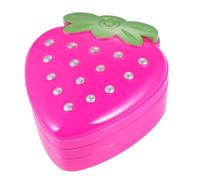 BESTonZON 1ensemble Set De Maquillage pour Motif Fraise Kit De Cosmétiques Jouet pour Petite Fille Accessoires De De Rôle pour Princesses Rose