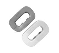 BESTonZON 1ensemble Verrou De Sécurité Pour Garçon Fille De Blanc Et Gris Verrous Multifonctionnels Pour Réfrigérateur Et Placard Protection Accidentelle Design à Double Bouton Pour