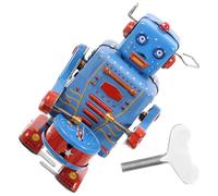 BESTonZON 1Pièce Robot de Bureau Vintage de Tambour Souvenir Enfance pour Adultes Robot à Remontage