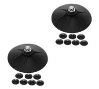 BESTonZON 2 Ensembles Accessoires De Boxe avec Ventouses Caoutchouc Base Autoportante pour De Frappe Pratique Et Durable pour Entraînement De Boxe Et Kickboxing 8 Pièces * 2