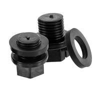 BESTonZON 2 Ensembles Bouchons de Drainage de Piscine Lot de Bouchons à Vis avec Joint pour Compatible avec Hayward Spxfg Accessoire Pratique et Fiable pour Piscine