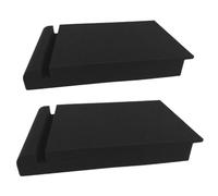 BESTonZON 2 ensembles Coussins Amortissants Vibrations pour Haut Parleurs de Coussins Éponge Insonorisants pour Isolation Sonore des Vibrations et Optimisation Audio