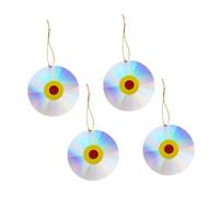 BESTonZON 2 Ensembles Disques Réfléchissants Oiseaux Décorations De Jardin Extérieur Éloigne Pigeons Et Autres Oiseaux Disques Durable Et Effaroucheurs pour Verger Et Jardin 4 Pièces * 2