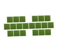 BESTonZON 2 Ensembles Gazon Artificiel Lot Pelouse Décoratif Pour Aménagement Paysager Diy Aspect Naturel Réaliste 10 Pièces * 2