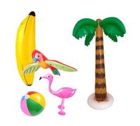 BESTonZON 2 Ensembles Jouets Gonflables Jouets De Plage D'été Jeu d'eau Gonflable De Piscine Créatif De Fête Beaux Accessoires De Fête PVC 5 Pièces * 2