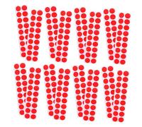 BESTonZON 2 Ensembles Pastilles Adhésives Rondes pour Réparation de Cibles Autocollants Papier Rouges Autocollants Auto Adhésifs pour Chasse Sport et Jeux de