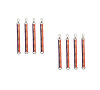 BESTonZON 2 Ensembles Porte-Clés De Tente Poteaux Cordes D'Extérieur Cordons De Camping Longes Suspendues Accessoires De Tente Boucle De Corde De Tente Boucles De 4 pièces * 2