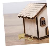 BESTonZON 2 Ensembles Scale Miniature Fireplace Tools and Candlesticks for Fairy Garden Small Space Saving