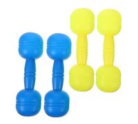 BESTonZON 2 Paires Haltères Garçon Fille avec Sons Accessoires Ludiques pour Entraînement et Activités Physiques Poids Plastique Idéaux pour Développer Intelligence Performance Physique des