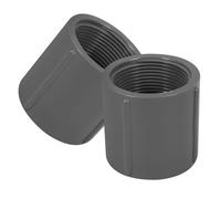 BESTonZON 2 pièces Adaptateur PVC Femelle pour Tuyaux Eau Raccords Étanches pour Industrie Chimique Eaux Corrosives et Potables Lot de Connecteurs Tuyaux Polyvalents