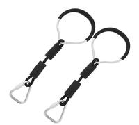 BESTonZON 2 Pièces Anneaux de Gymnastique Garçon Fille Colorés Anneaux Descalade Doux pour Jeux Dextérieur Équipement Obstacle et Entraînement Physique