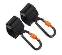 BESTonZON 2 Pièces attache poussette voiture crochets Appui-tête wagon filet accessoire poussette accesoire bebe Accessoire pour bébé accessoires de chariot organisateur de poussette Ruban