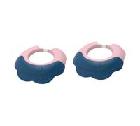 BESTonZON 2 Pièces Bonnet De En Silicone Pour Bébé Chapeau Bonnets De Lavage Des Cheveux De Bébé Ajustable Protection Des Yeux Rose Polypropylène (pp) Artefact De Shampooing Enfant