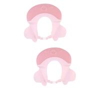 BESTonZON 2 Pièces bonnet de shampoing cute mignonette visière de en silicone sûr Chapeaux bonnets de chapeau de shampoing pour bébé Cheveu Bonnet de bain masque de sécurité