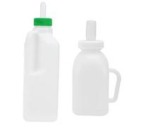 BESTonZON 2 Pièces Bouteille De Lait De Chèvre Bouchon De Tétine Bouteille De Bétail Biberon D'agneau Seau D'alimentation Pour Veaux Biberon Veau Professionnel Bouteille De Chèvre Plastique