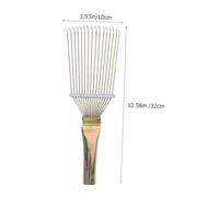 BESTonZON 2 pièces Brosse de Toilettage Acier pour Chevaux et Bétail Peigne Poils de Cheval Râteau pour Enlever Poils Animaux Soin Confortable des Animaux