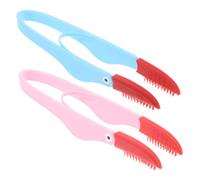 BESTonZON 2 pièces Brosse pour Yeux de Chat Peigne et Ergonomique pour Éliminer Débris et Poils Morts Accessoire Toilettage pour et Chiots Nettoyage Du Contour des Yeux